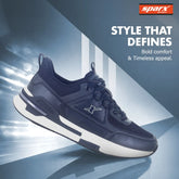 Sparx Men's Running Shoes Navy Slip-Resistant Sole