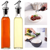 2-Piece Glass Oil and Vinegar Dispenser Set - 500ml