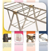Foldable Stainless Steel Clothes Drying Stand