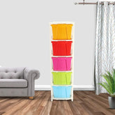 Jumbo Colorful Plastic Storage Drawer 3, 4 & 5 Layer
