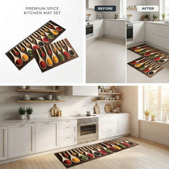 Luxury Non-Slip Kitchen Mat Set