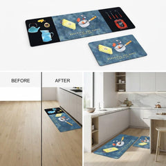 Luxury Non-Slip Kitchen Mat Set