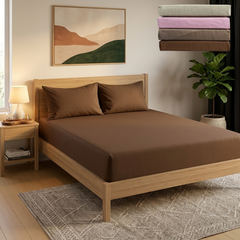 Soft Microfiber Fitted Bed Sheet Set