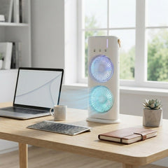 USB Double Head Portable Cooling Fan
