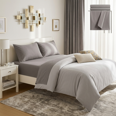 Soft Microfiber Fitted Bed Sheet Set