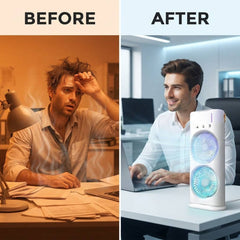 USB Double Head Portable Cooling Fan