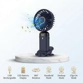 Portable USB Rechargeable Mini Fan