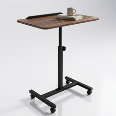 Adjustable Overbed Table with Wheels