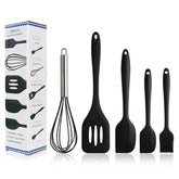 Silicone Kitchen Utensils Set 5 Piece Cooking Tools Spatula