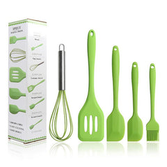 Silicone Kitchen Utensils Set 5 Piece Cooking Tools Spatula