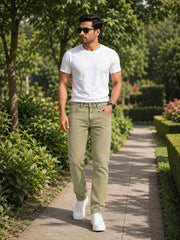 Men's Straight Fit Jeans Classic Denim Pants