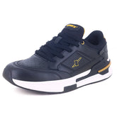 Sparx Men's Casual Sneakers Black with Gold Trim