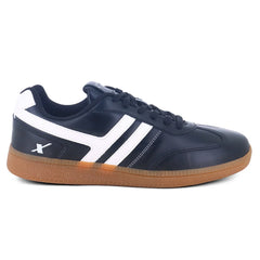 Sparx Men's Retro Sneakers Black Gum Sole