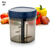 Mini Manual Vegetable Chopper 900ml with 5 Blades