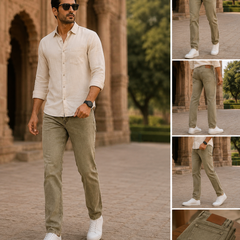 Men's Straight Fit Jeans Classic Denim Pants