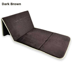 Foldable Prayer Mat with Reclining Backrest 110 x 53cm