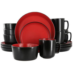 Dinner Set 16 Pieces Plates Bowls Cups Mix