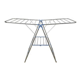 Foldable Wing Clothes Drying Rack Stand with Shelves