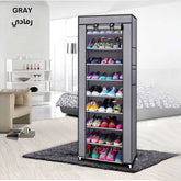 Shoe Organizer 10 Tiers with Dustproof Cover Closet