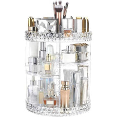 3-Tier Rotating Acrylic Makeup Organizer