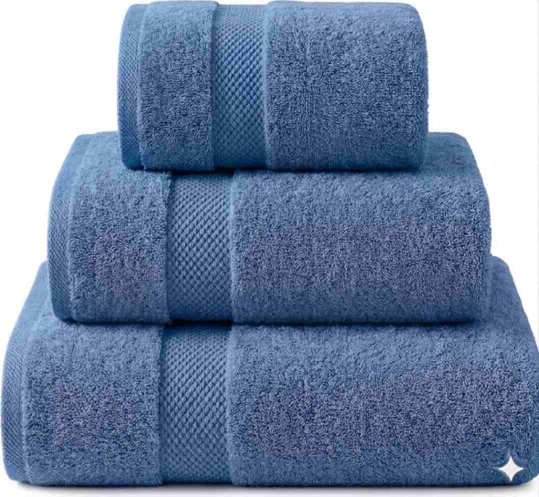 100% Cotton, Quick-Dry, 3 Pieces - Luxurious and Absorbent for Home and Spa Use