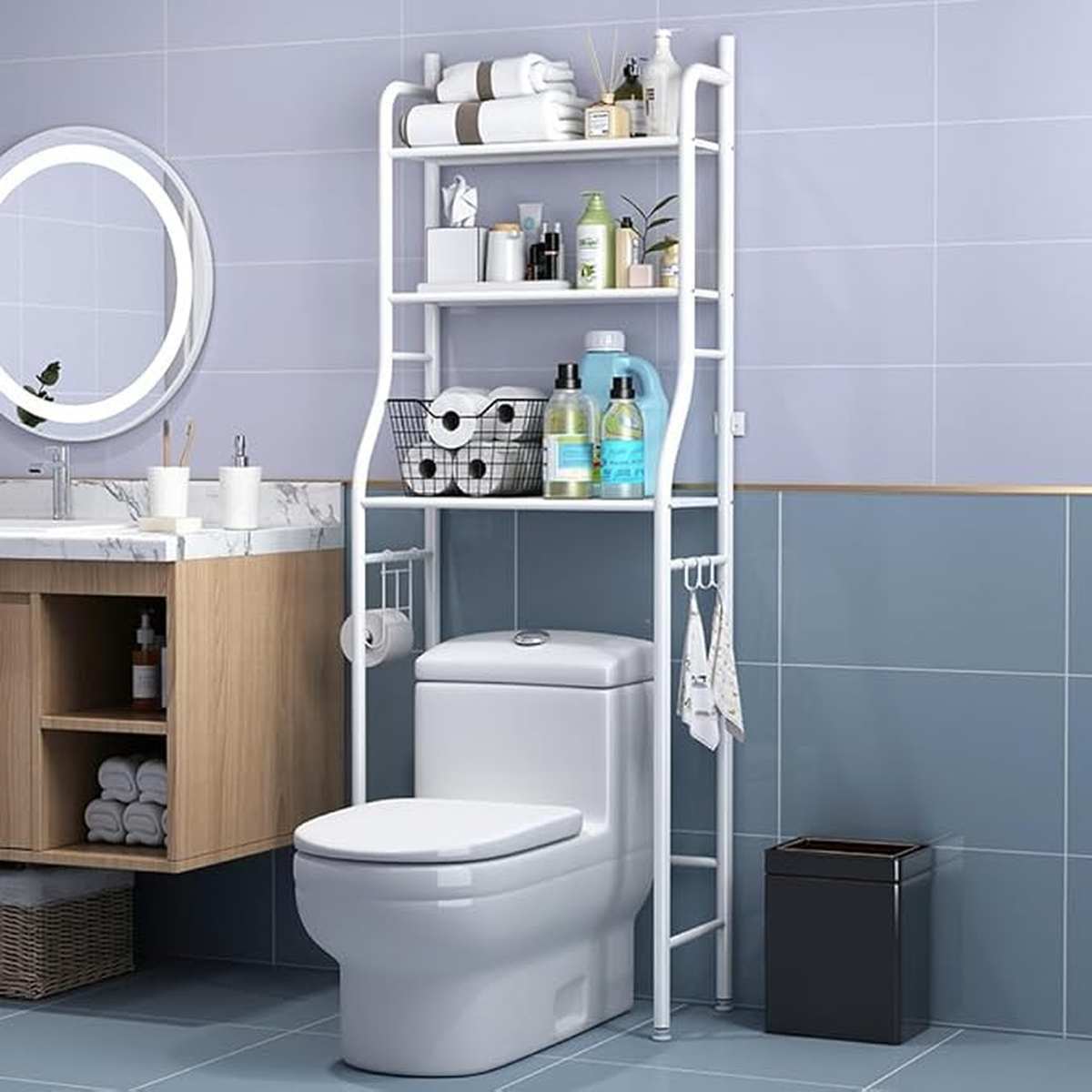 Bathroom Rugs 50X80cm, Non-Slip Doormats Extra Soft and Absorbent Microfiber Bath Mat for Home Floor