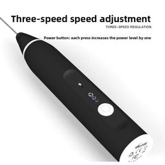 USB Rechargeable Milk Frother – 3-Speed Electric