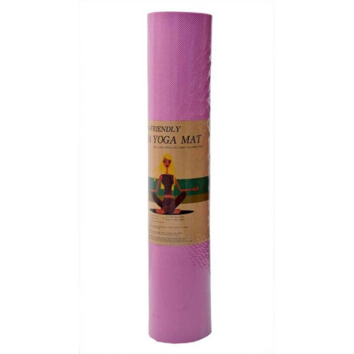 Arbaana yoga mat for exercise and workout, non-slip surface, comfortable for fitness and yoga practices, textured for stability.