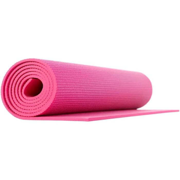Arbaana yoga mat for exercise and workout, non-slip, comfortable fitness mat with textured surface for stability during yoga and fitness routines.