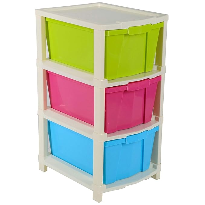 Multipurpose Plastic Drawer Rack Storage