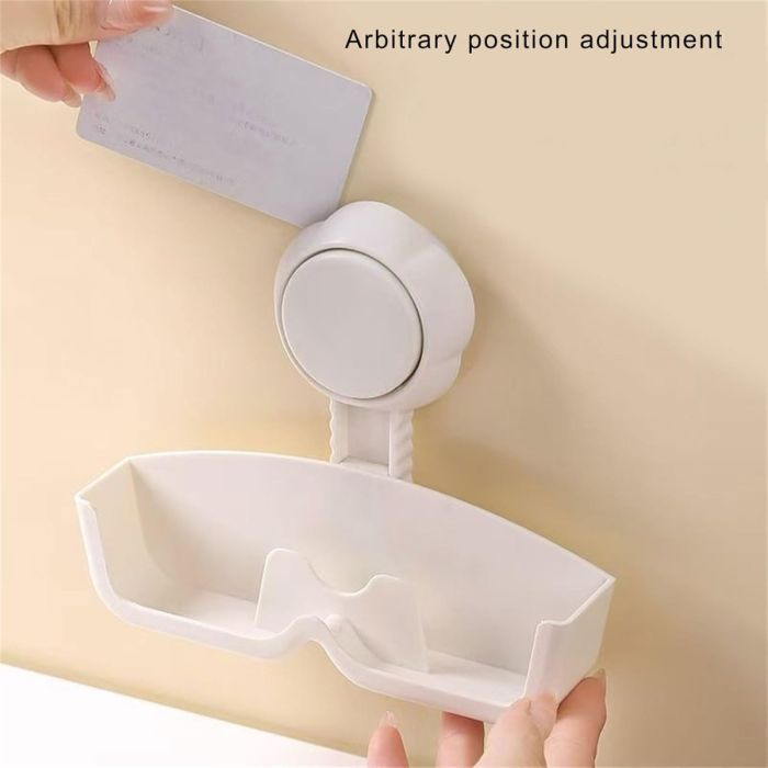 Wall-Mounted Glasses Holder with Suction Cup