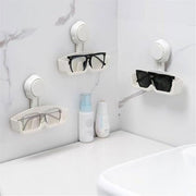 Wall-Mounted Glasses Holder with Suction Cup