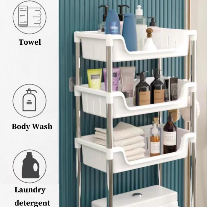 3 Layers Toilet Rack Organizer