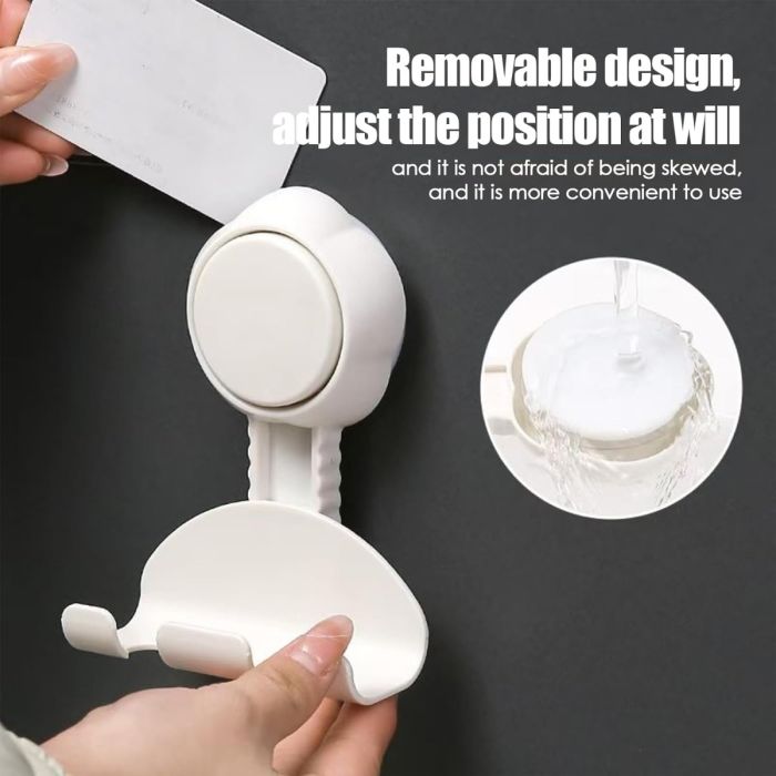 Multi-Purpose Suction Cup Holder for Bathroom and Kitchen