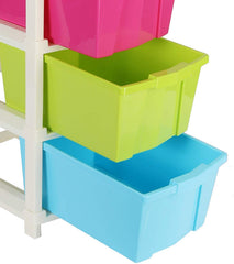 Jumbo Colorful Plastic Storage Drawer 3, 4 & 5 Layer