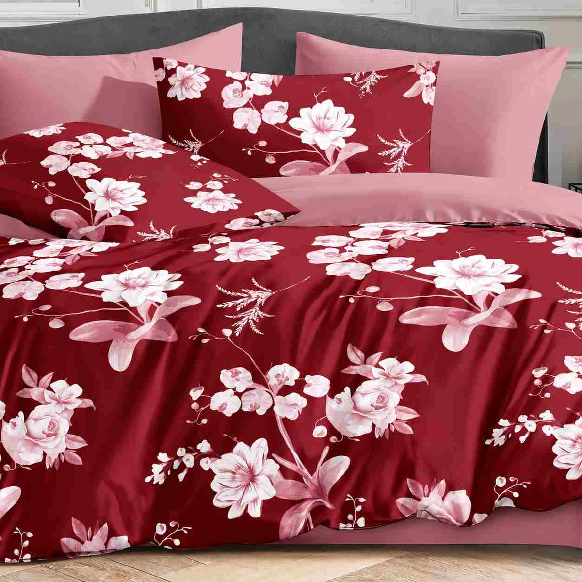 6Pcs Double-Sided Printed Comforter Set 220 x 240 cm