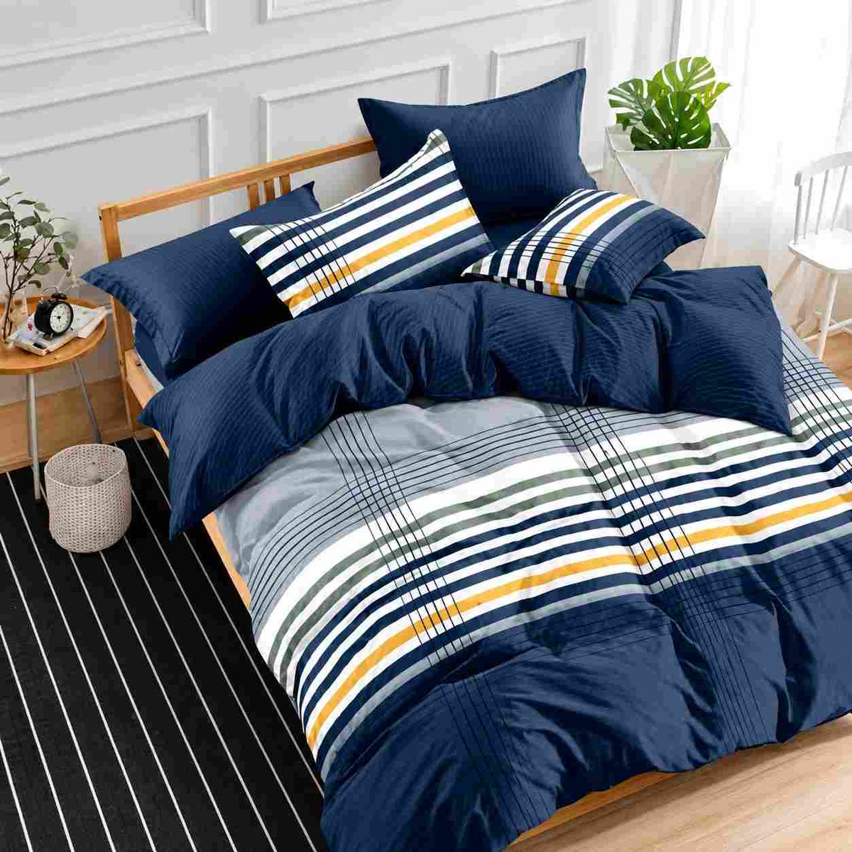6Pcs Double-Sided Printed Comforter Set 220 x 240 cm
