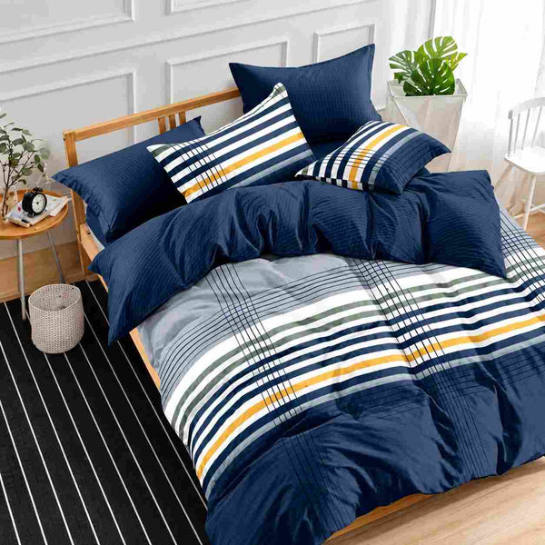 6Pcs Double-Sided Printed Comforter Set 220 x 240 cm