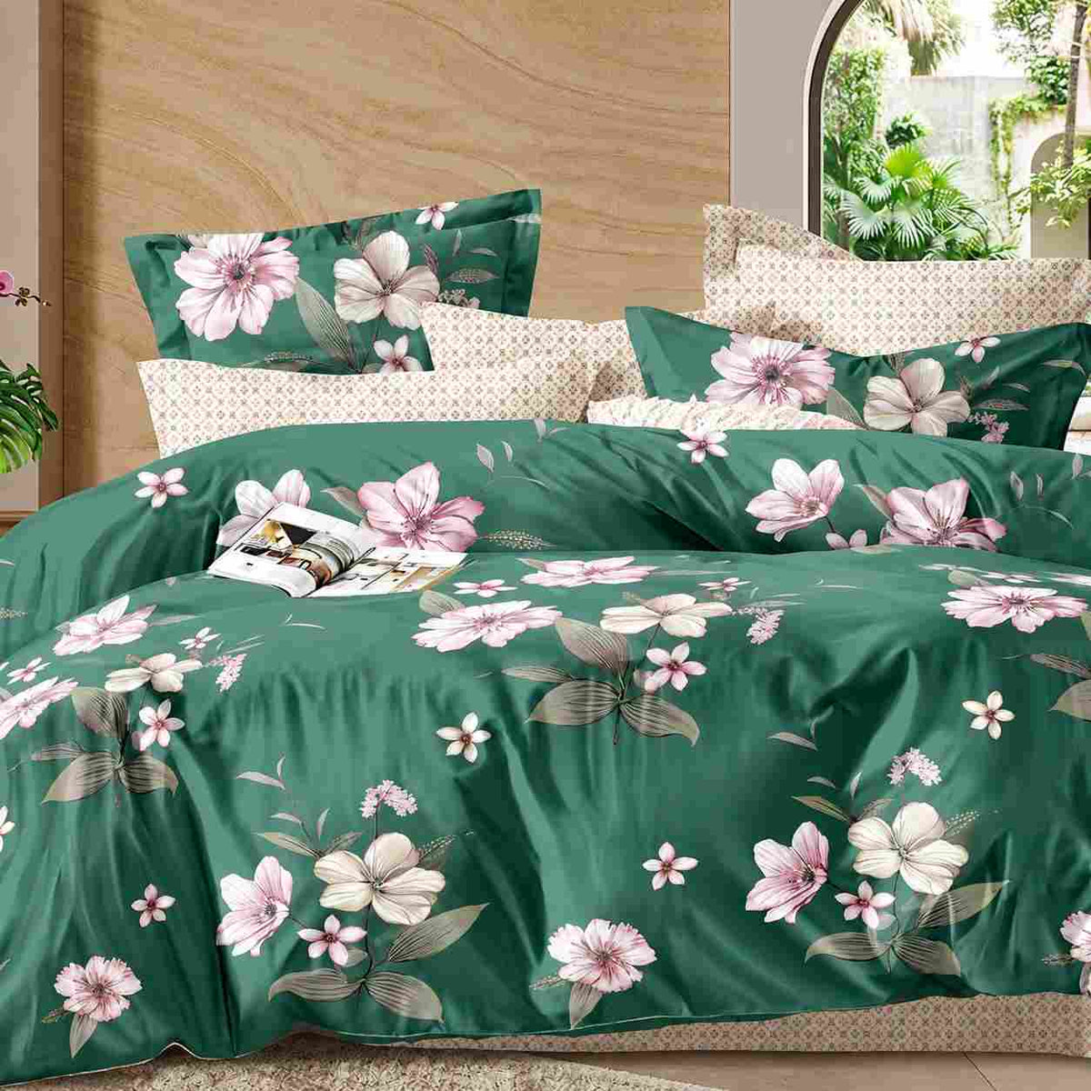 6Pcs Double-Sided Printed Comforter Set 220 x 240 cm