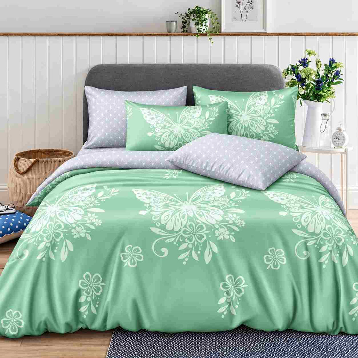 6Pcs Double-Sided Printed Comforter Set 220 x 240 cm