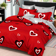 6Pcs Double-Sided Printed Comforter Set 220 x 240 cm