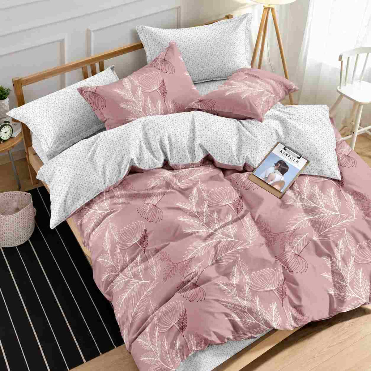 6Pcs Double-Sided Printed Comforter Set 220 x 240 cm