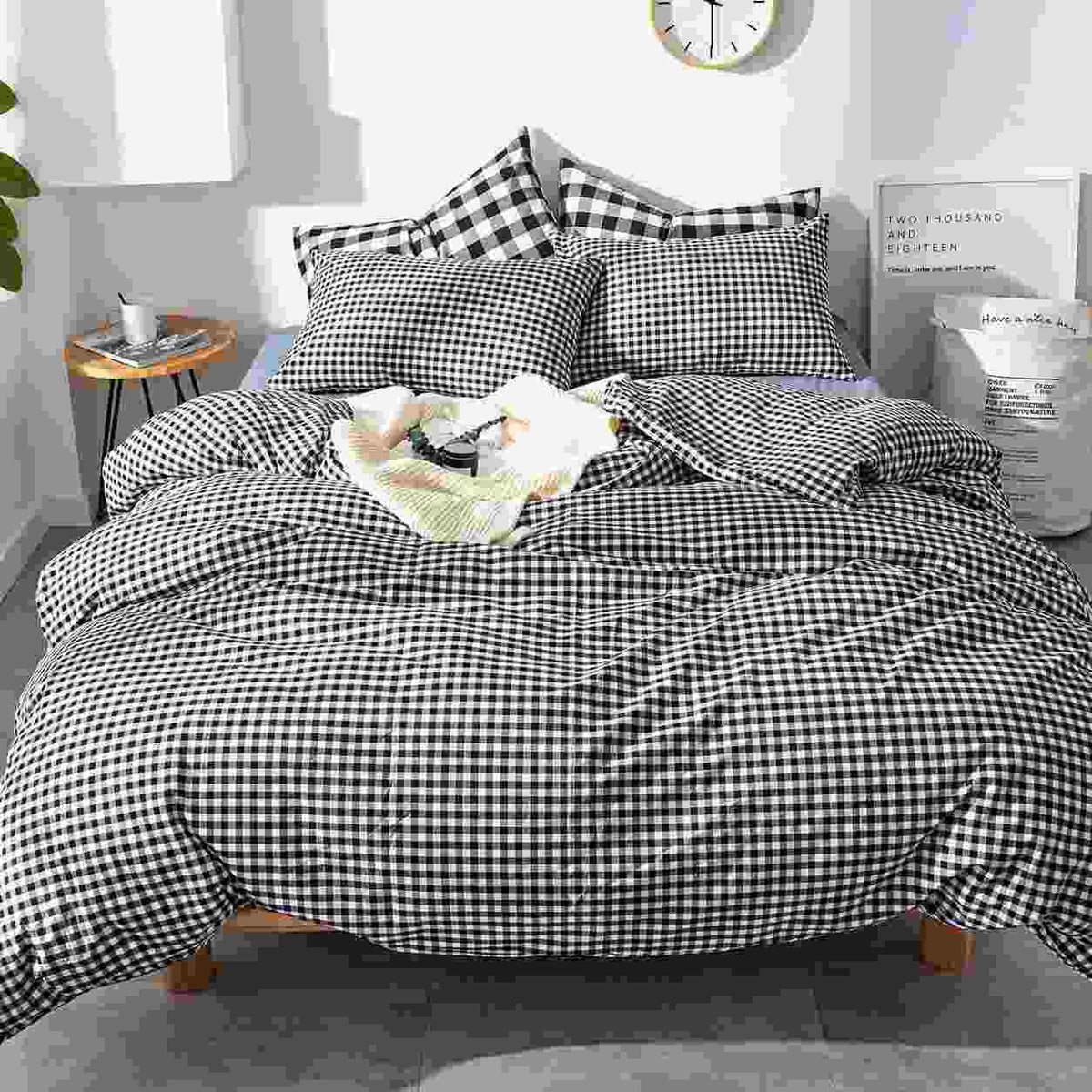 6Pcs Double-Sided Printed Comforter Set 220 x 240 cm