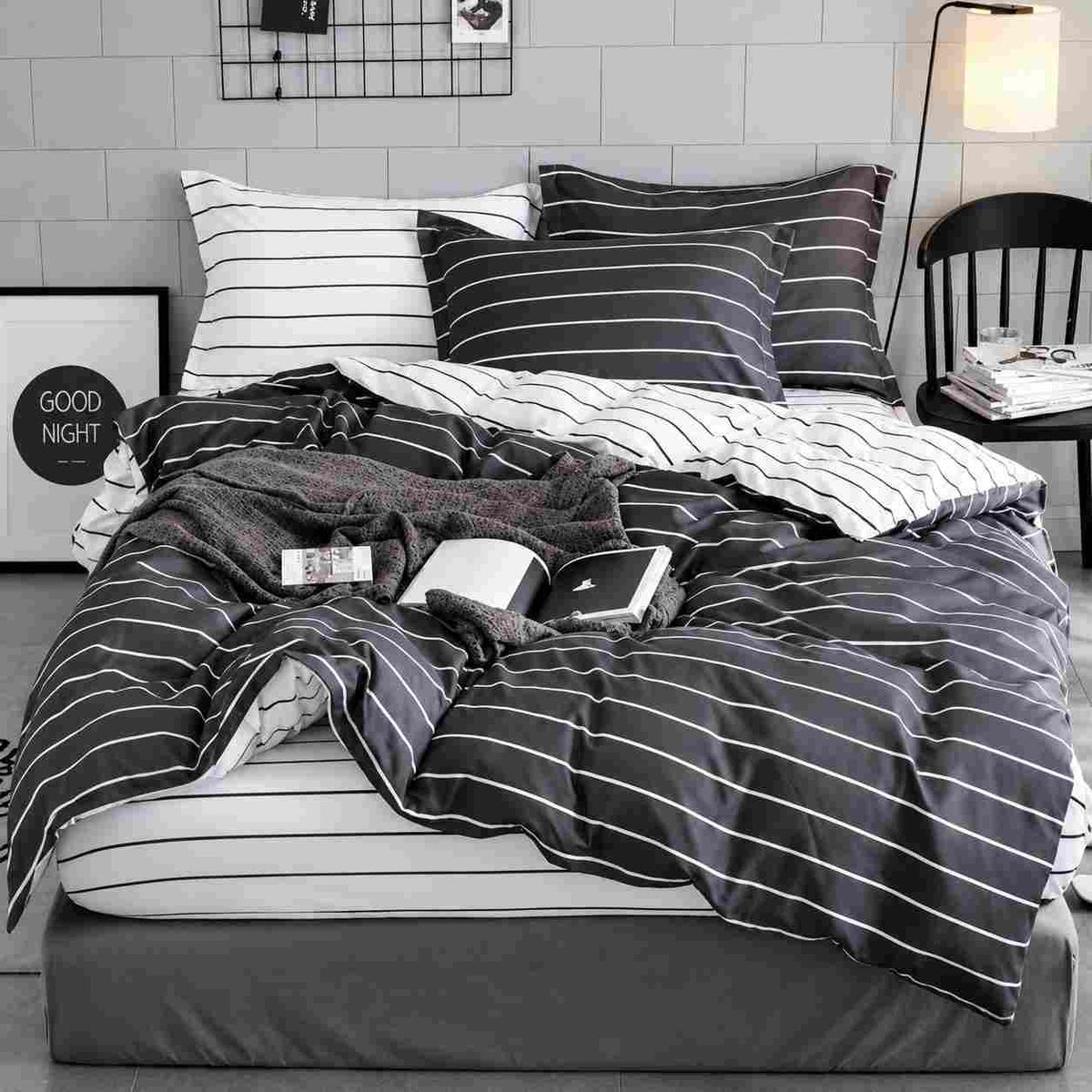 6Pcs Double-Sided Printed Comforter Set 220 x 240 cm