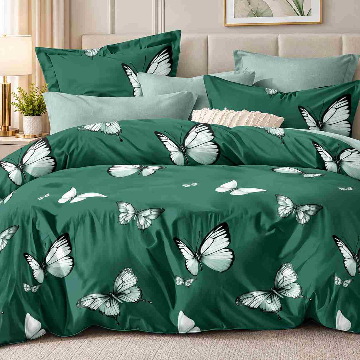 6Pcs Double-Sided Printed Comforter Set 220 x 240 cm