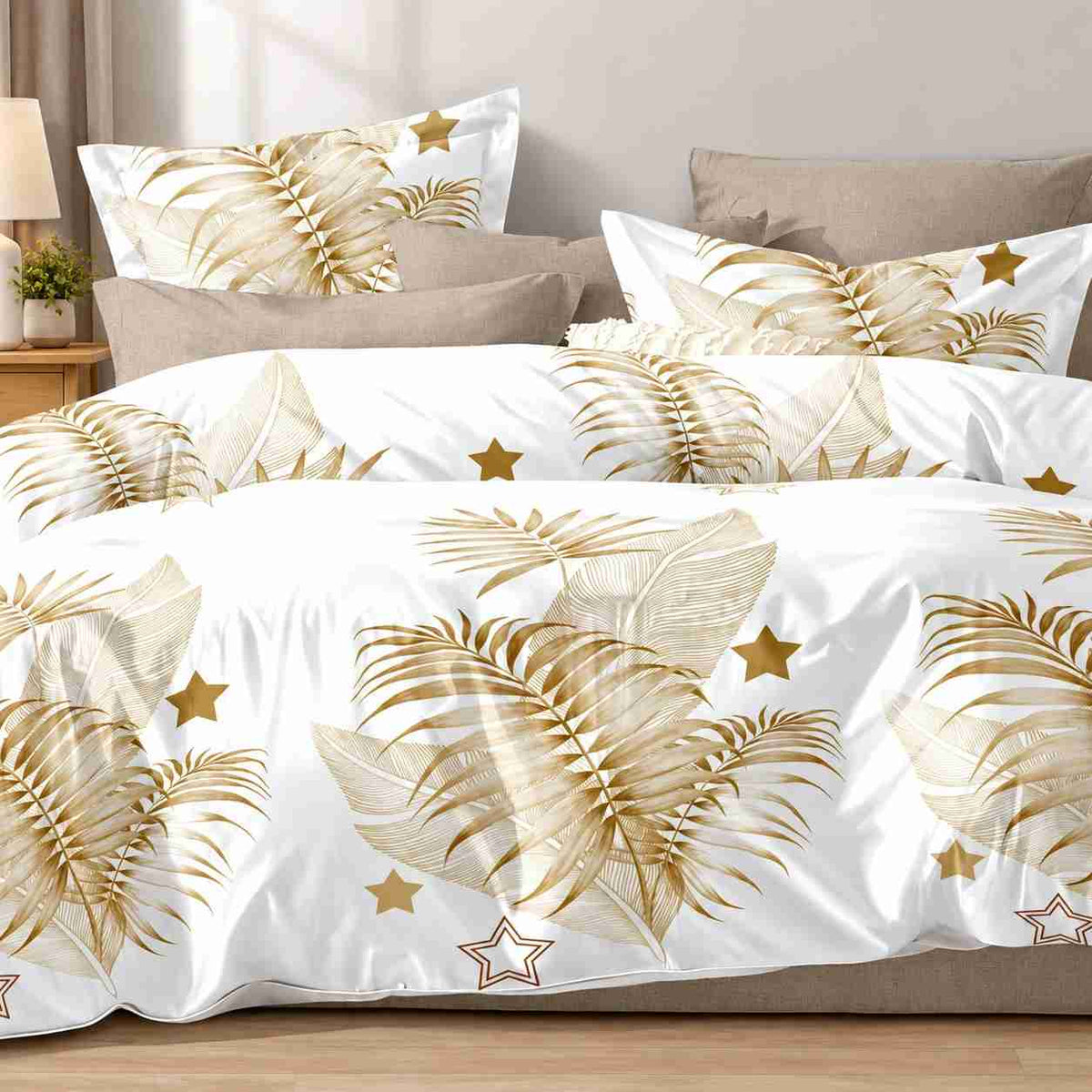 6Pcs Double-Sided Printed Comforter Set 220 x 240 cm