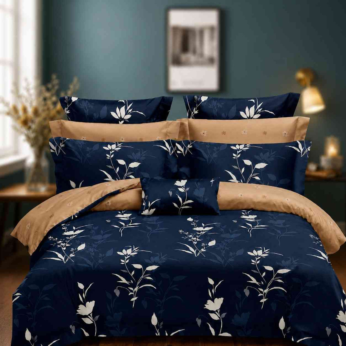 6-Piece Comforter Set King Bedding Set