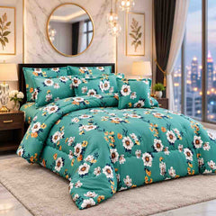 6-Piece Comforter Set King Size Bedding Set