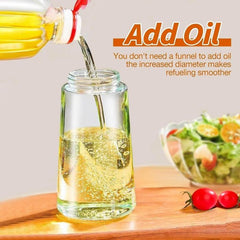 2-in-1 Glass Oil Sprayer and Dispenser Bottle 500ml