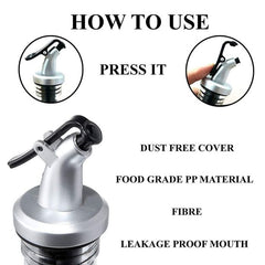 2-Piece Glass Oil and Vinegar Dispenser Set - 500ml